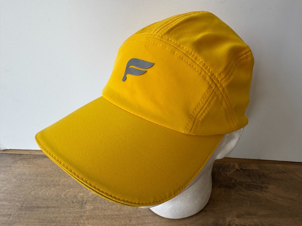 Fabletics The Fundamental Hat Sunset Yellow Adjustable Running Lightweight EUC