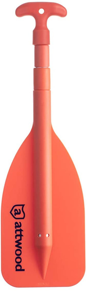 Emergency Telescoping Paddle for Boating, Orange