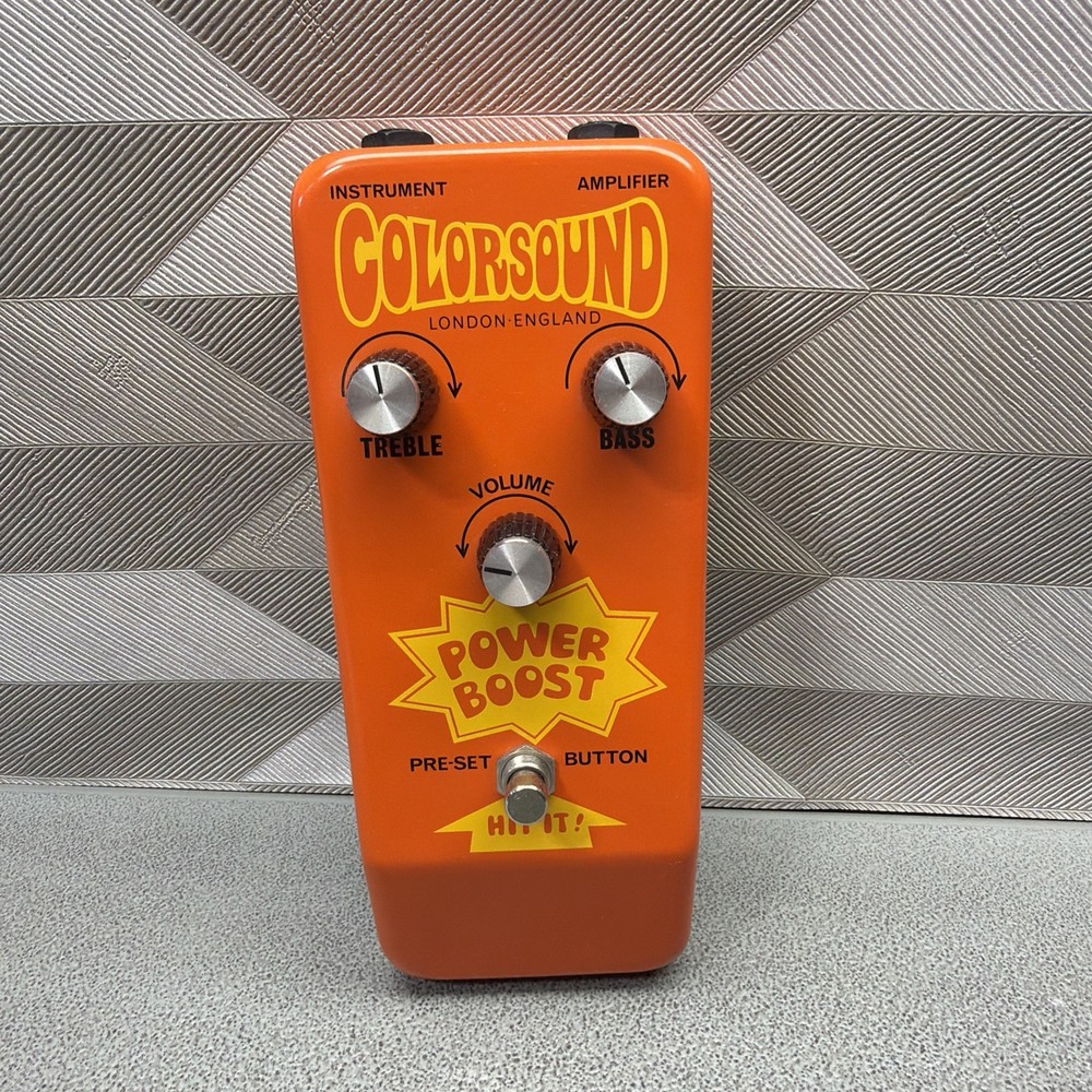 Colorsound  Power Boost Guitar Effect London Custom Volume ( SINGLE ITEM )