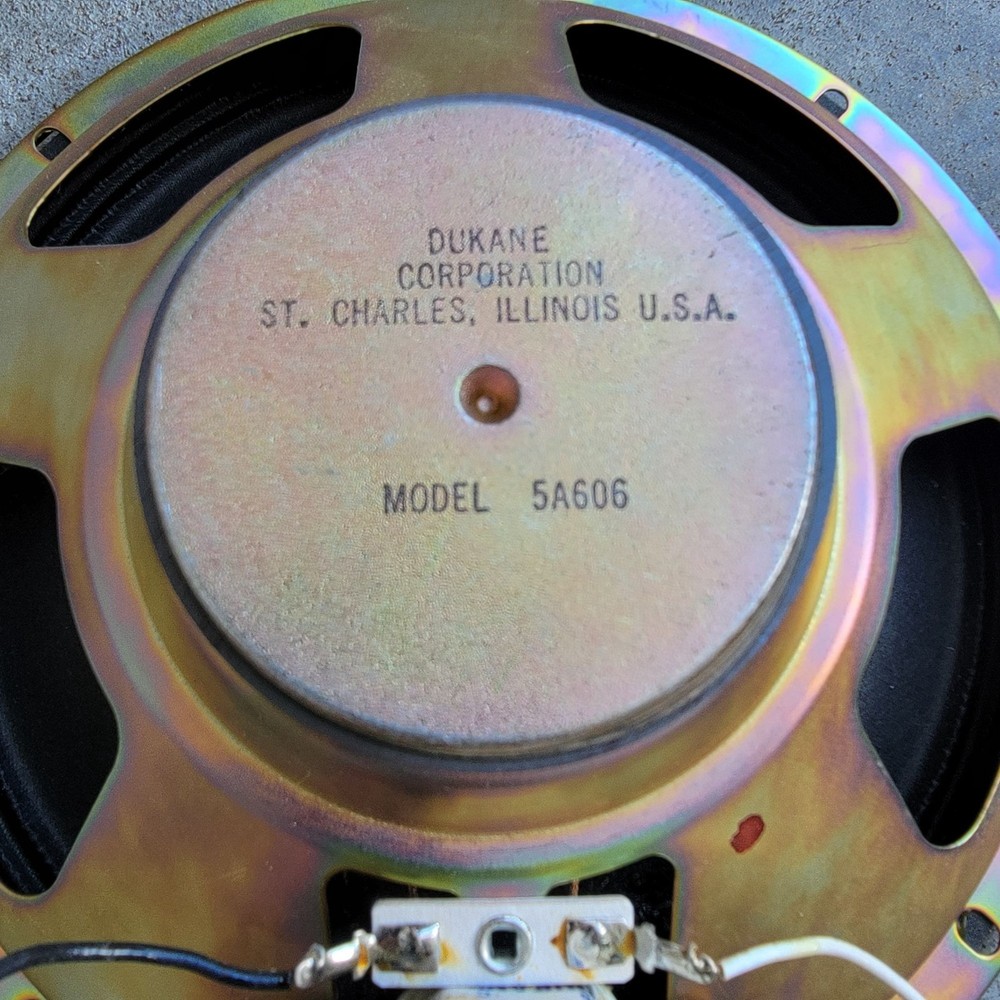 Dukane 5A606 6" Vintage Speaker Replacement Component