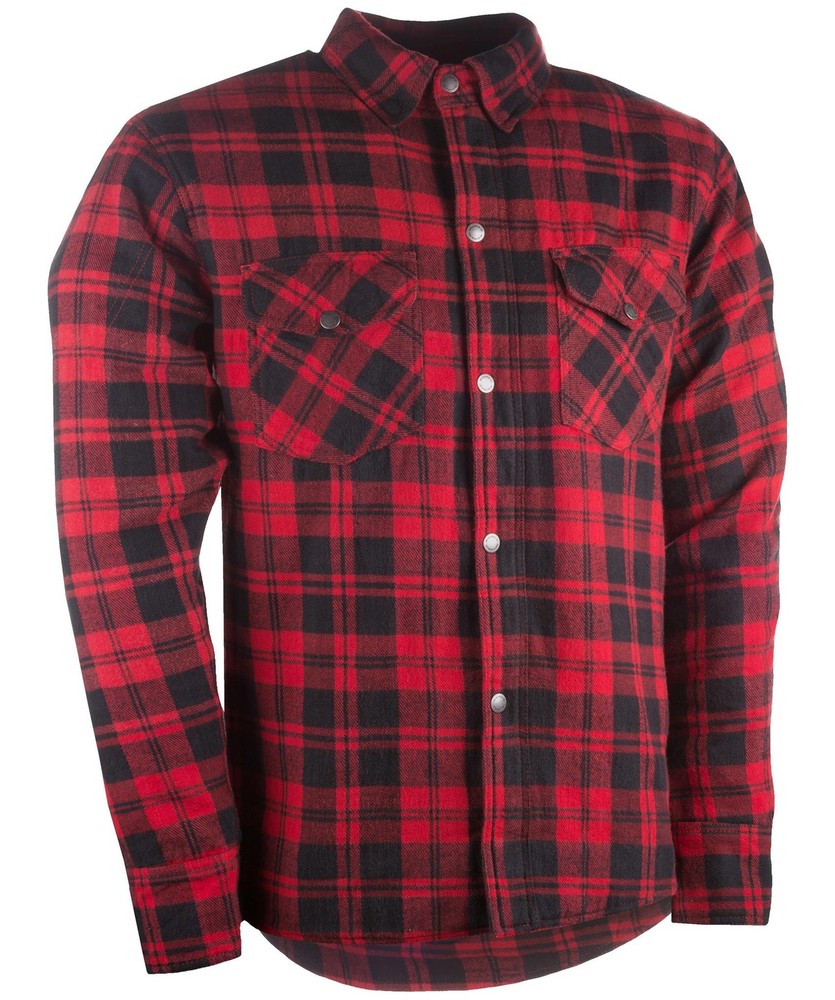 Marksman Flannel Black/Red Md