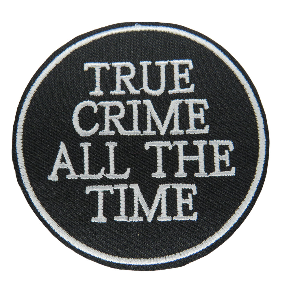 True crime patch iron on patch biker punk patch iron on iron on