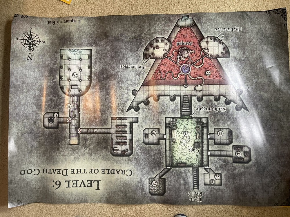 DND Tomb Of Annilation INCLUDES Full Size Maps