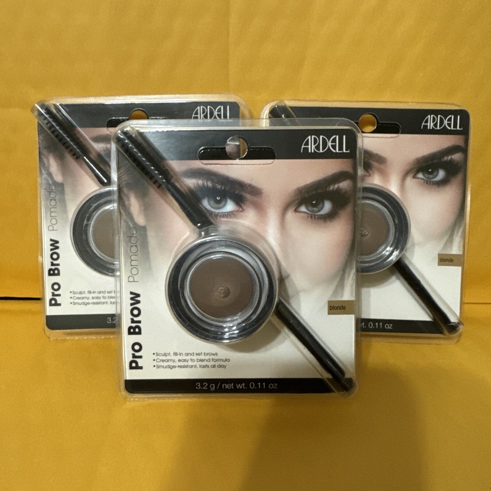 3x Ardell Pro Brow Pomade, Blonde - 0.11oz