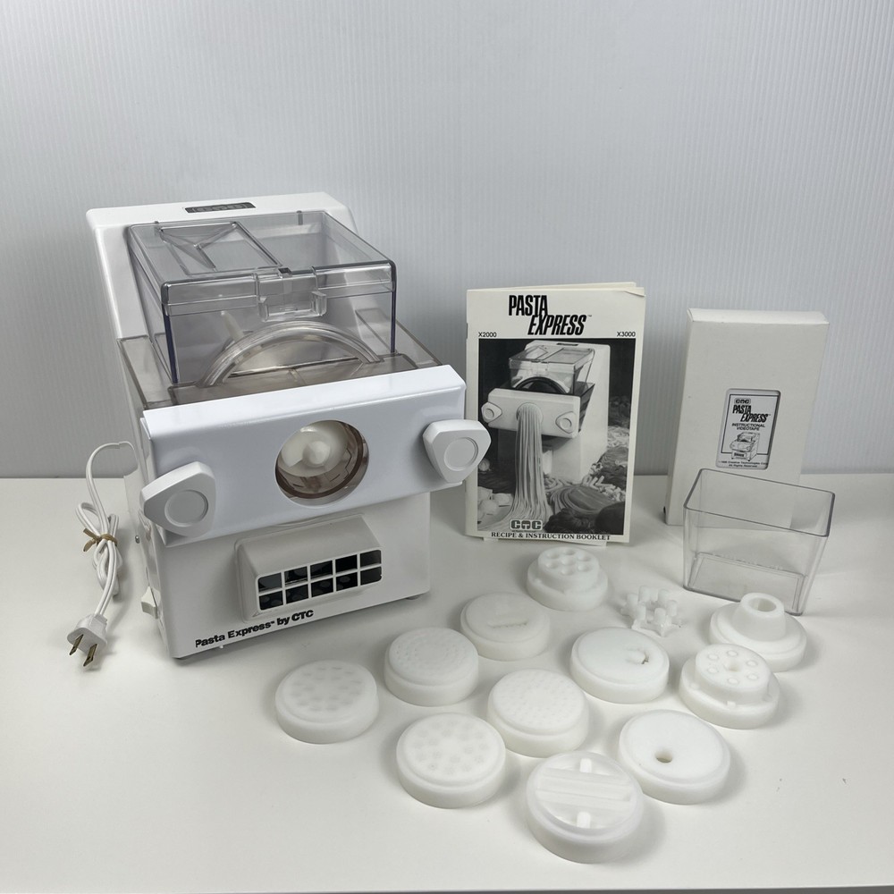 CTC Pasta Express X2000 Pasta Machine Open Box 100% Complete Tested & Working