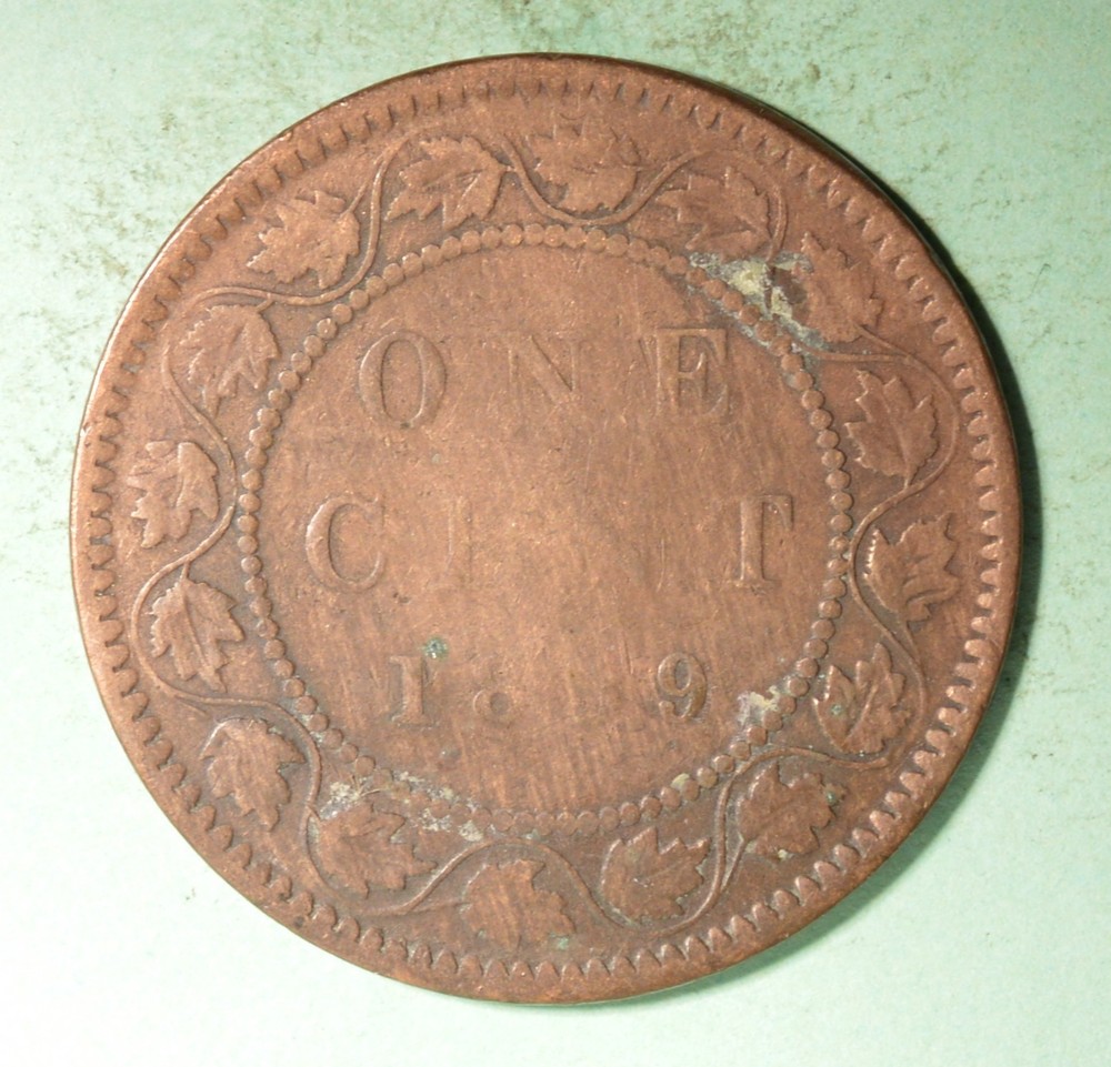 1859 - Canada Large Cent - INV#A-180
