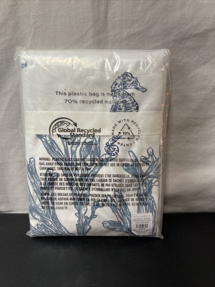 Pottery Barn Redondo Percale Standard Sham