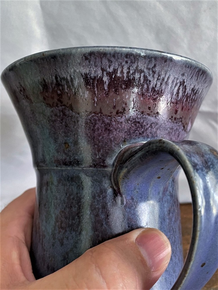 5.75" Studio Art Pottery Pitcher Cobalt Blue Nice Glaze