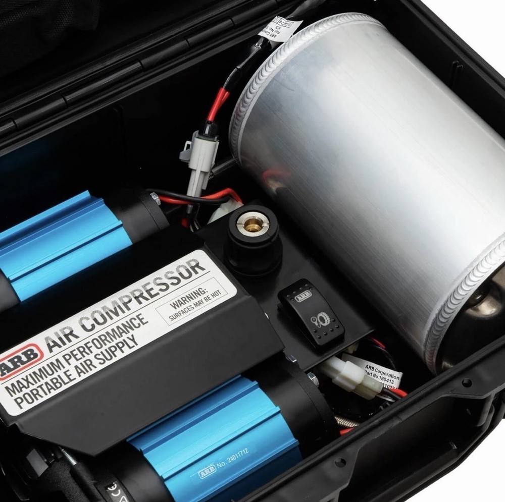 TWIN MOTOR PORTABLE 12V AIR COMPRESSOR CKMTP12