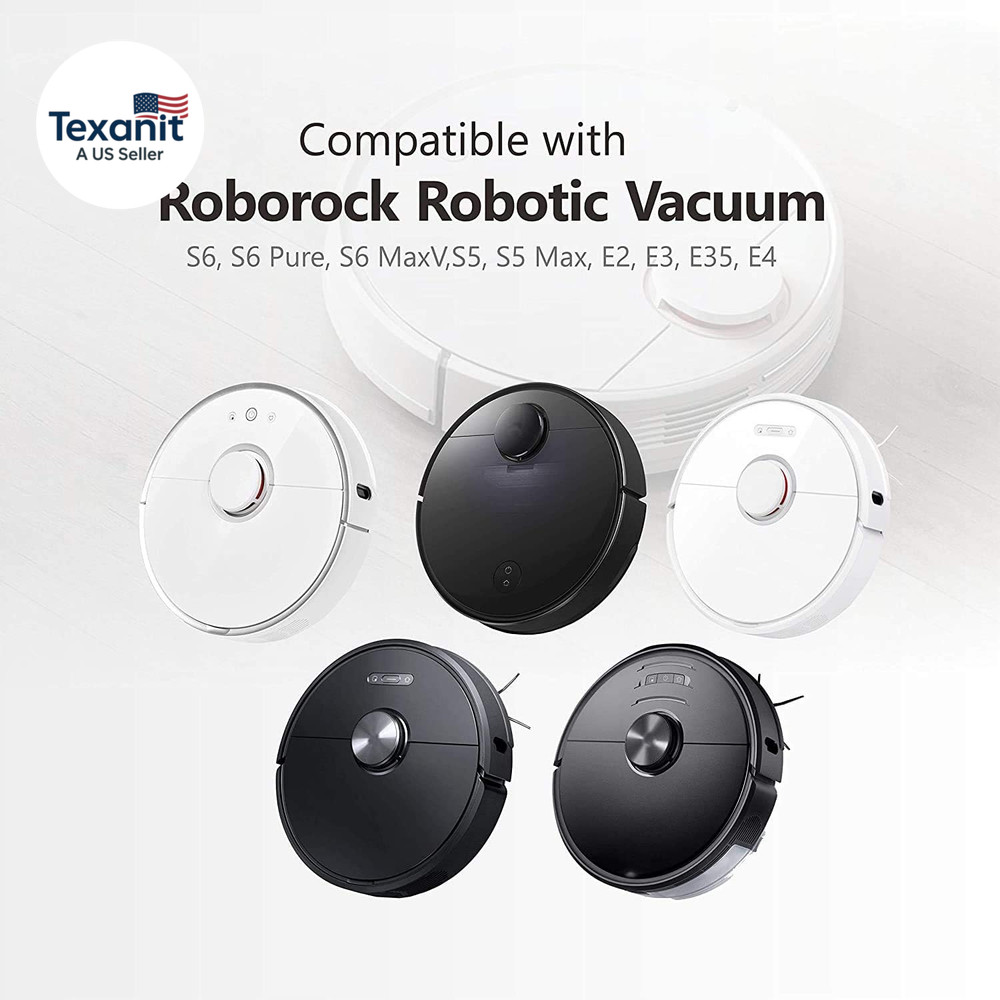 Replacement Spare Microfiber Mop Cloth Pad Compatible with Roborock Q7 Q8 S5 Max