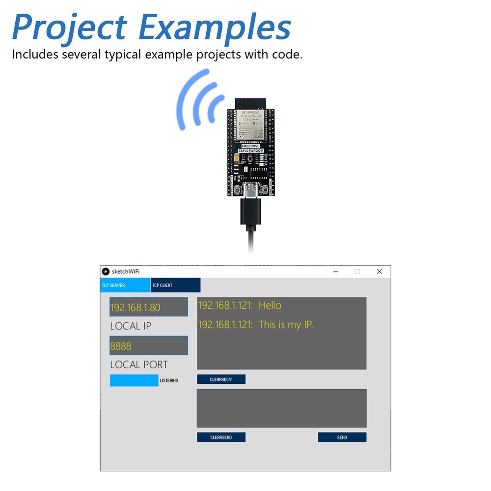 ESP32 Board Dual-Core 32-Bit 240 MHz Microcontroller Wireless Python C Code
