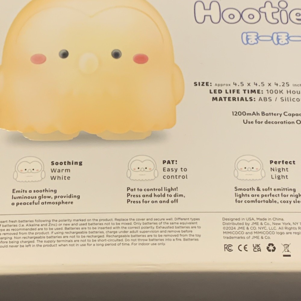 MimiCoco OWL Mood Light Warm Ambient Light Cute Nice Gift