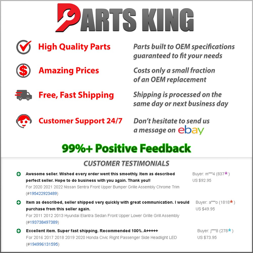 For 2019 2020 Hyundai Elantra Projector Headlight Assembly Driver Left Halogen