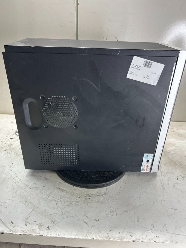 Retro Black mATX Case