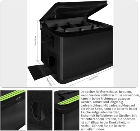 Lipo Safe Bag Fireproof, Improved Six Layers, Fire Resistant to 2000 °C –