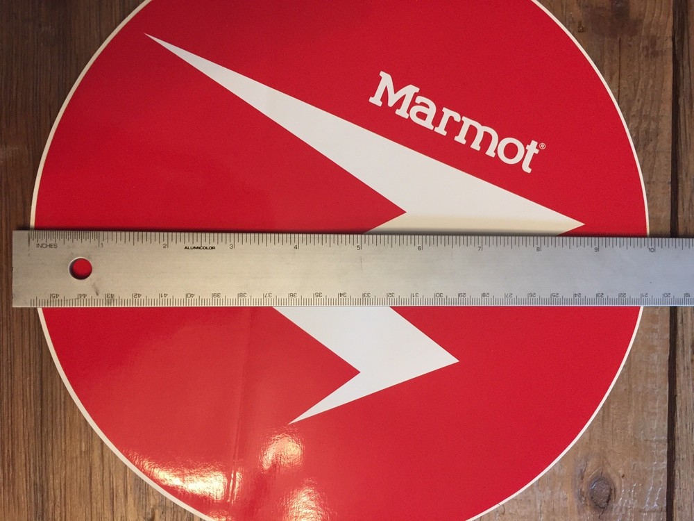 HUGE 11” MARMOT M-DOT STICKER !
