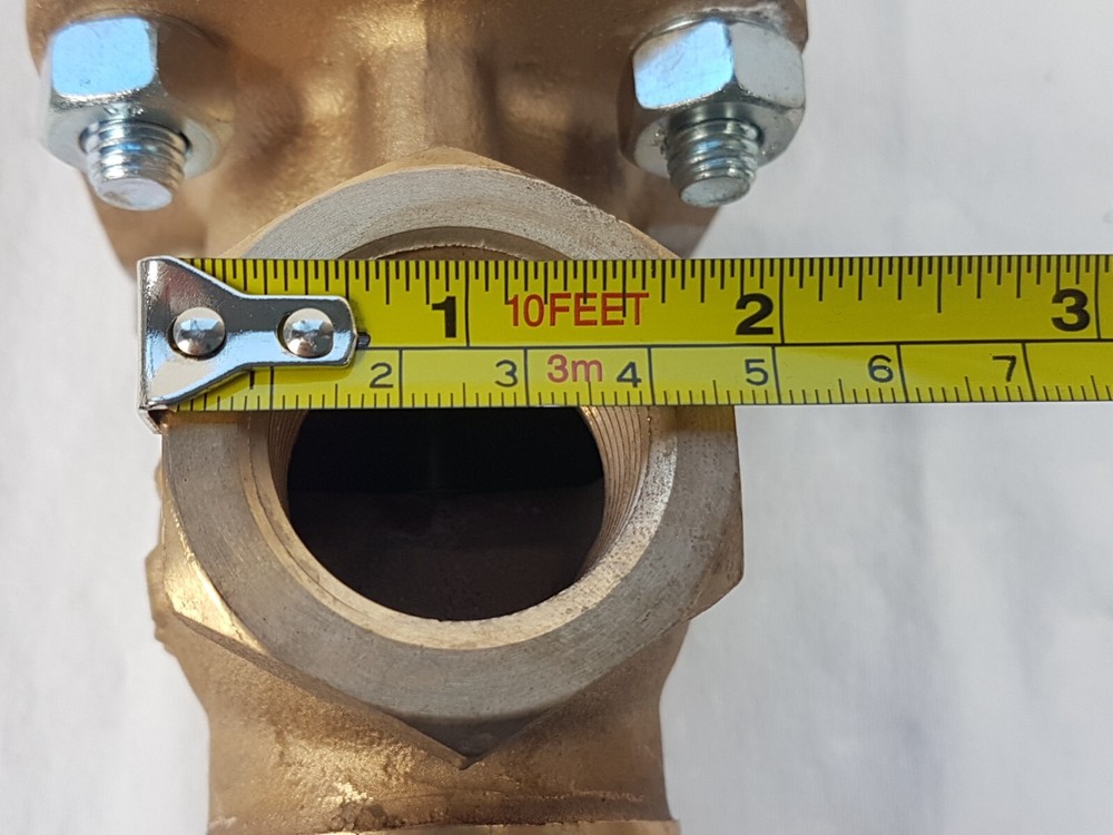 Mack 7938 Brass Valve Series B1 - 276 kPa - 25mm - 1-1/4 inch port - Unused