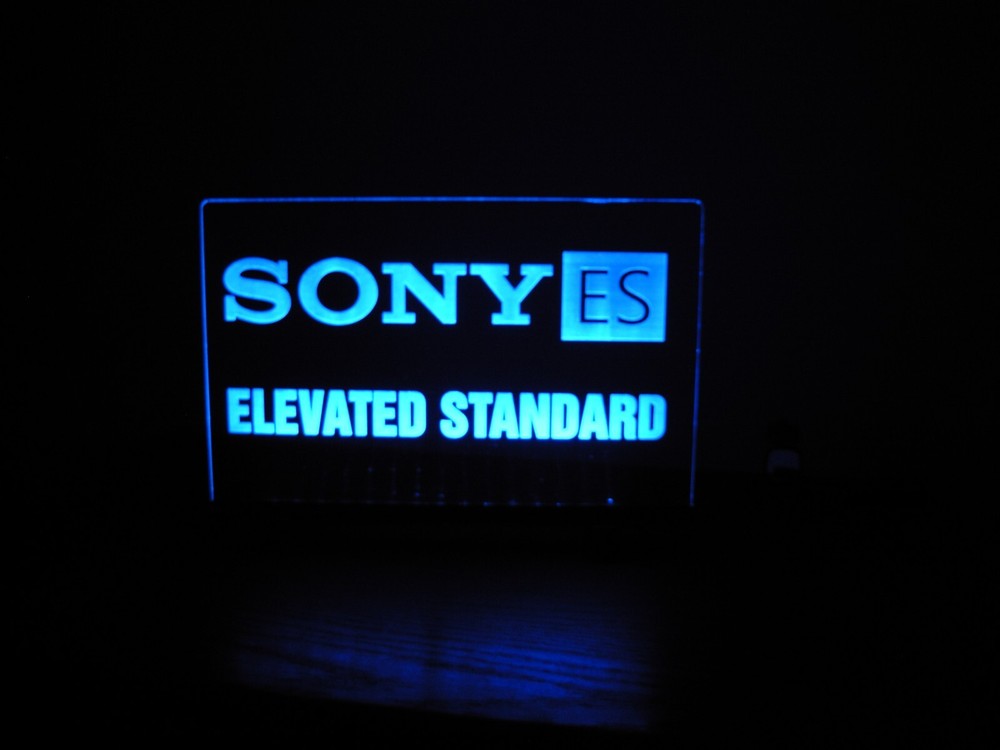 SONY ES ETCHED ACRYLIC LED SIGN