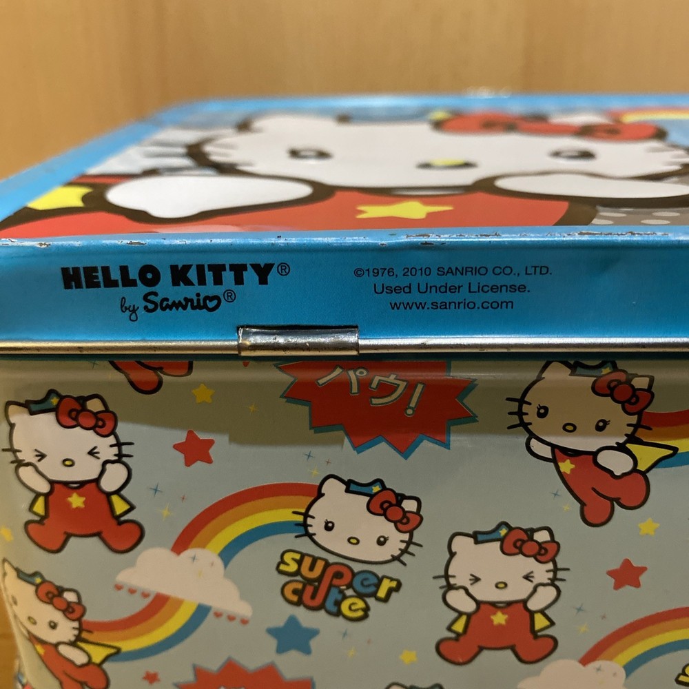 Hello Kitty Loungefly Super Cute Blue Lunch Box 2010