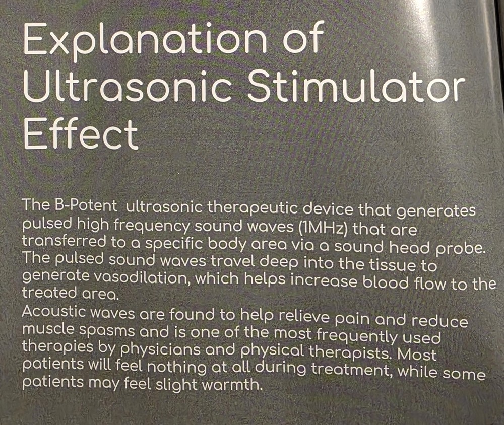 B-Potent Ultrasonic Stimulator