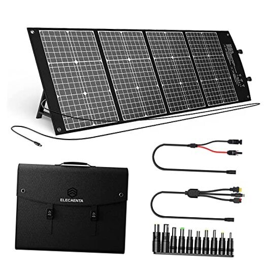 120W Portable Solar Panel for Power Station, 25% High Efficiency (3rd Gen