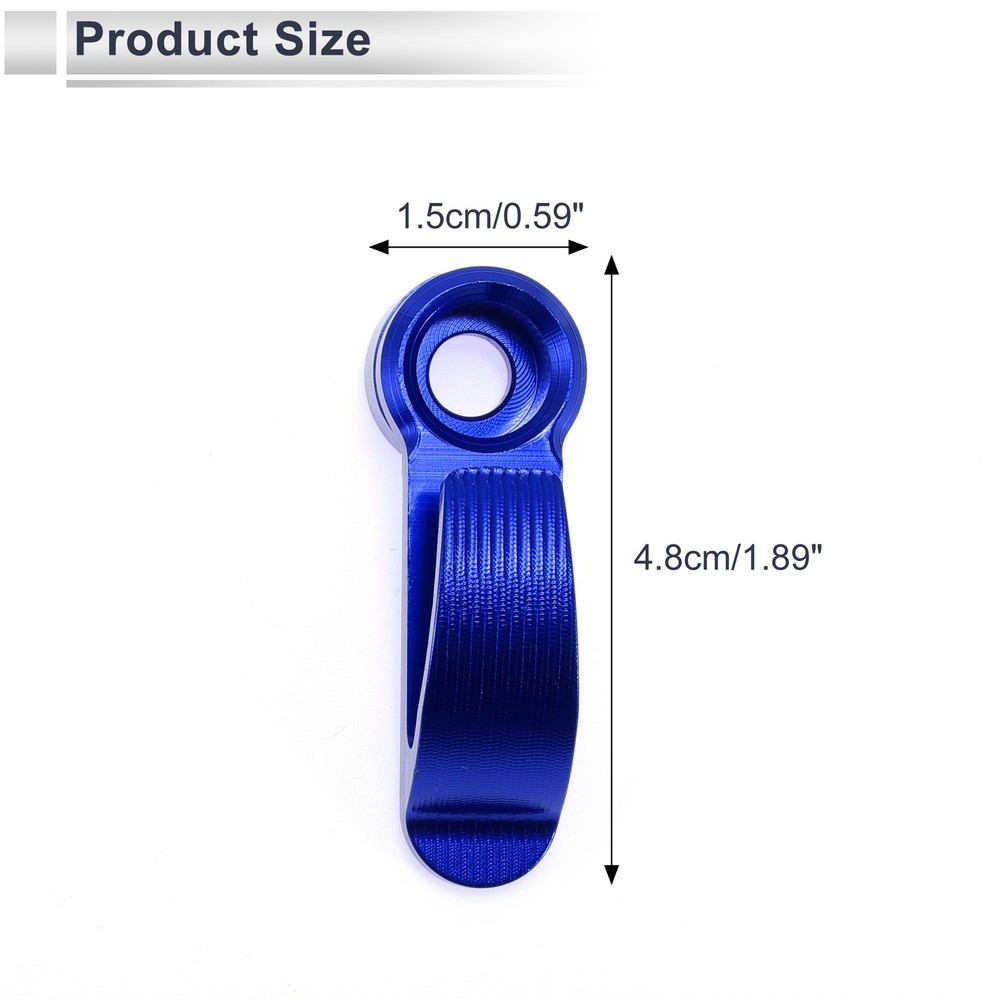 1 set universal hook for motorcycle handlebar load capacity blue