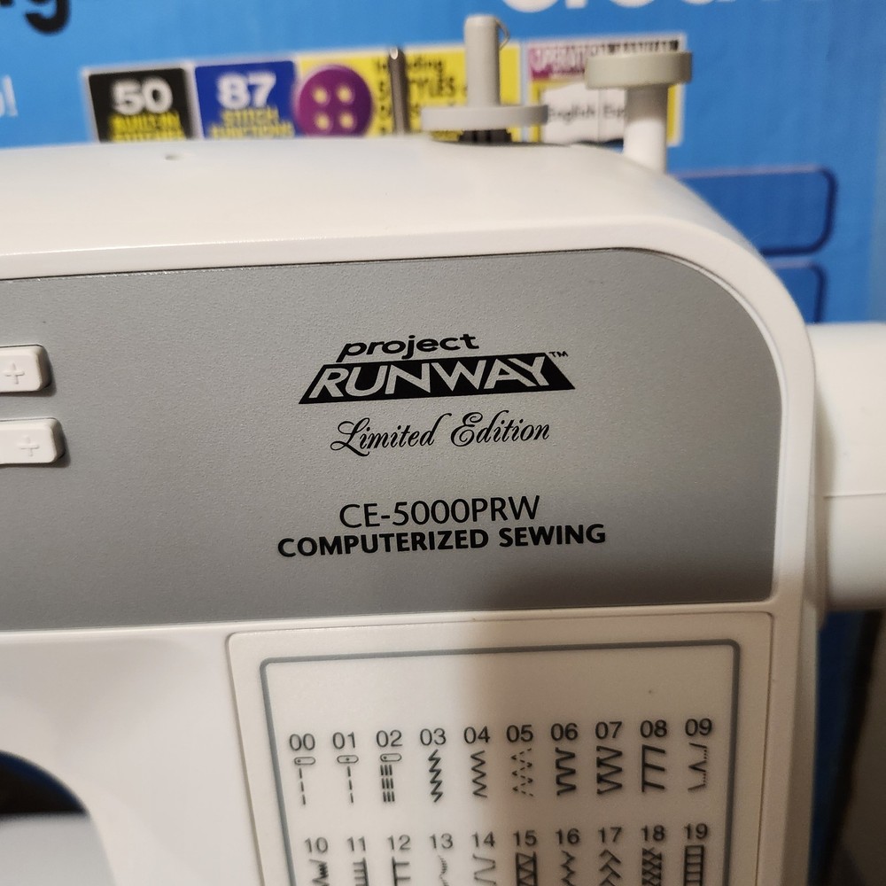 Brother sewing machine project runway limited edition CE-5000PRW computerized