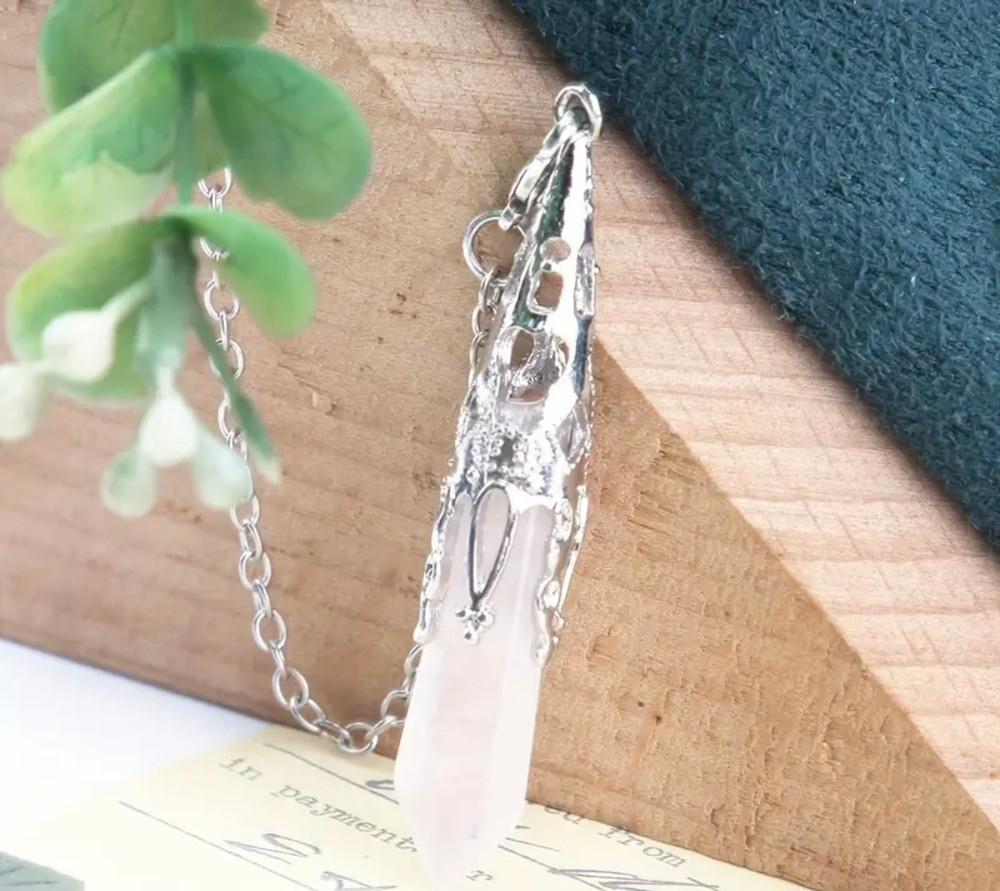 Rose Quartz Pendulum | Dowsing