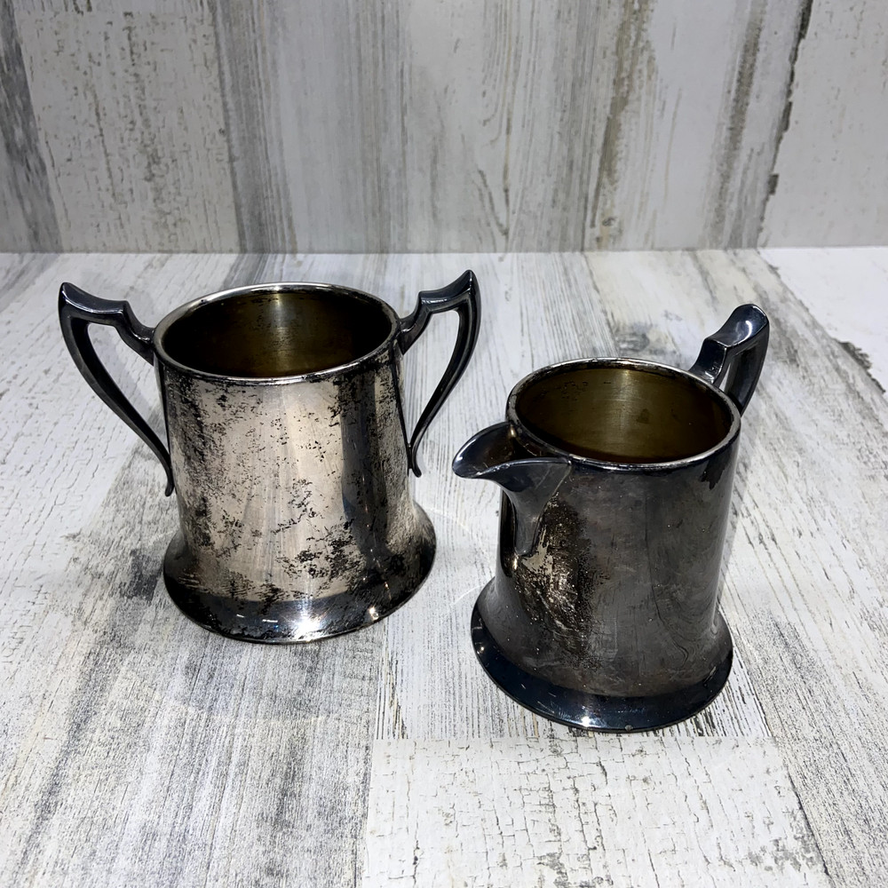 Armor Silver Co. EPC Creamer and Sugar set Vintage