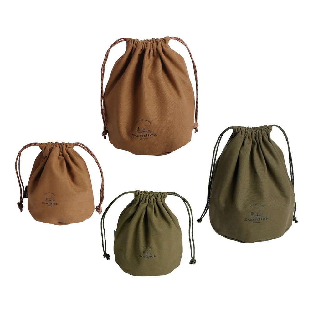 Drawstring Bag, Camping Carrying Pouch Portable Cooking Utensils Organizer for