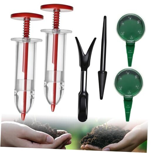 Mini Seed Spreader Set, Seed Planter Tool for Small Seed, Tiny Seed Dispenser