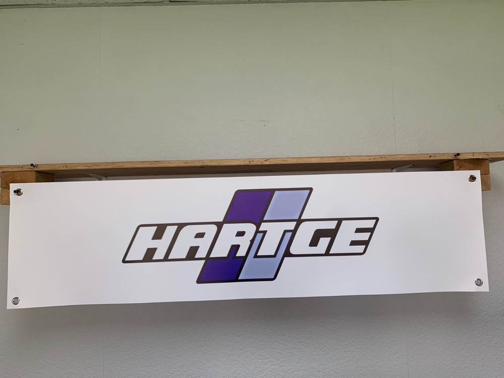 Hartge Banner Workshop Garage Wall Display Old Logo BMW Performance Tuning