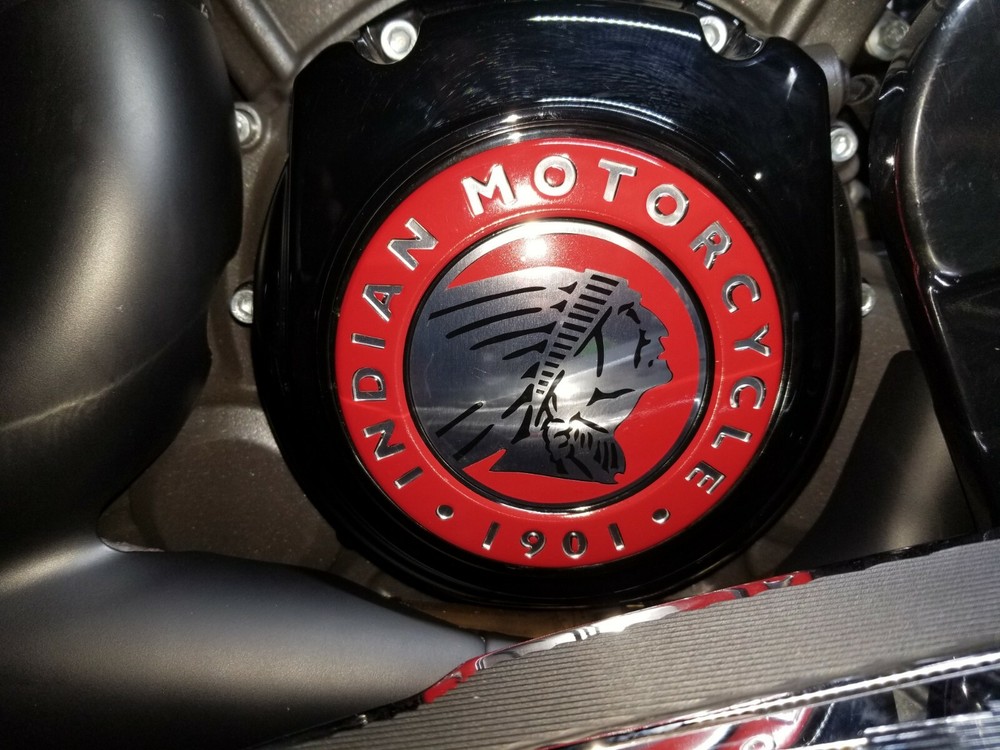 INDIAN CHALLENGER MOTORCYCLE CAM COVER DECAL SET