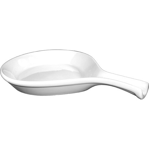 International Tableware FPS18EW 18 Oz White Serving Skillet
