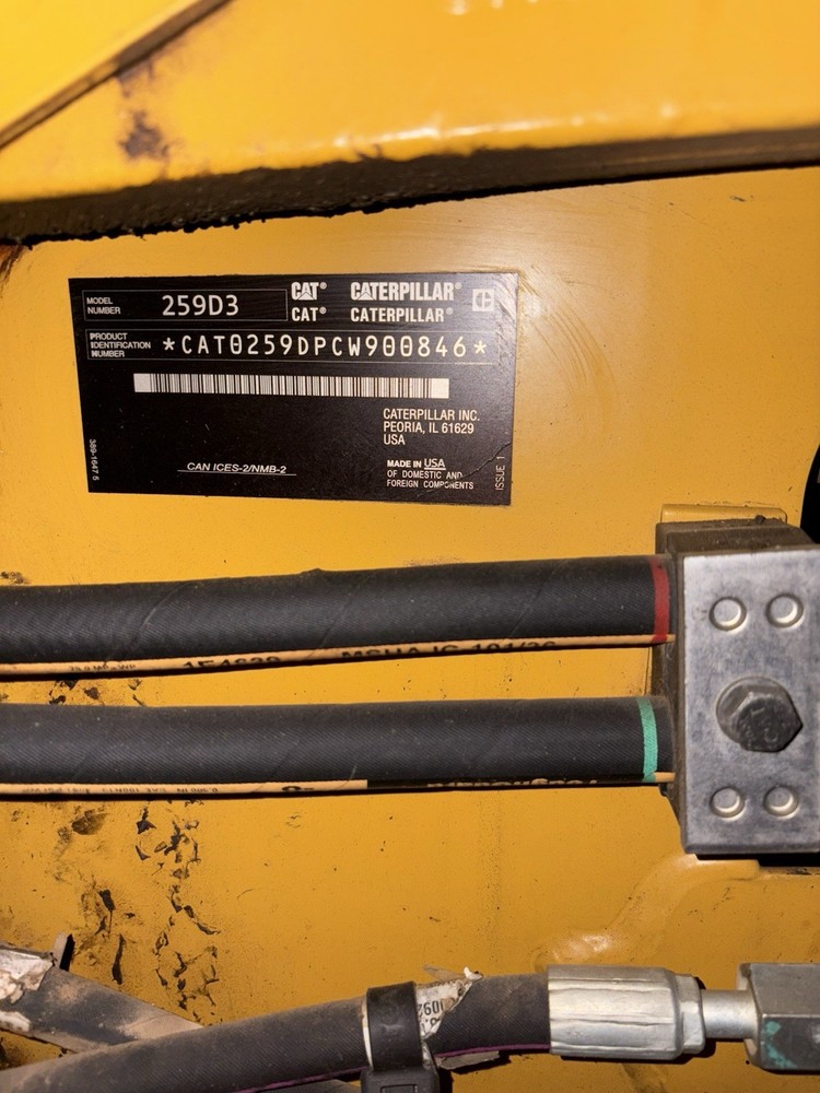 CAT 259D3 Compact Tracked Vertical Lift Skid Steer Loader