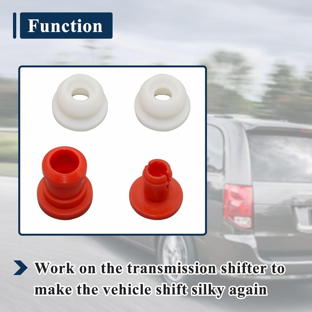 2 Sets 14057 Transmission Shift Cable Bushing Kits, Compatible with Various of M