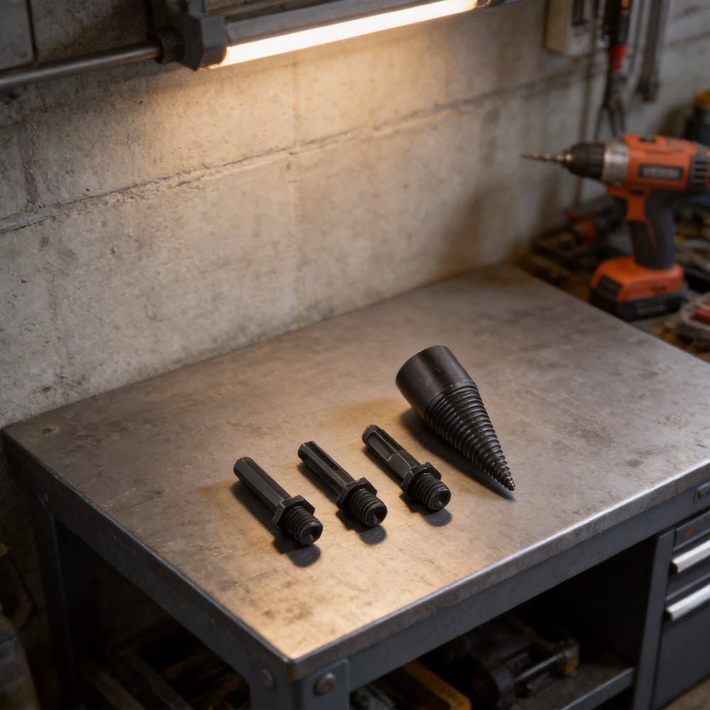 Firewood Drill Bit Efficient Wood Preparation Multiple Sizes Available