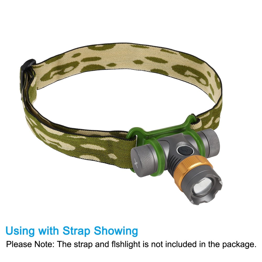 4Pcs Headlamp Flashlight Holder Silicone Soft High Elastic Stand