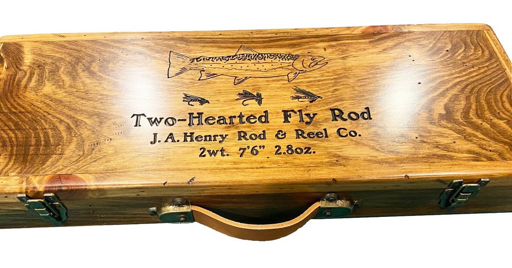 Two-Hearted Fly Rod Case with Rod, Reel, & Fly Box (5wt. 9″ 4 pc)