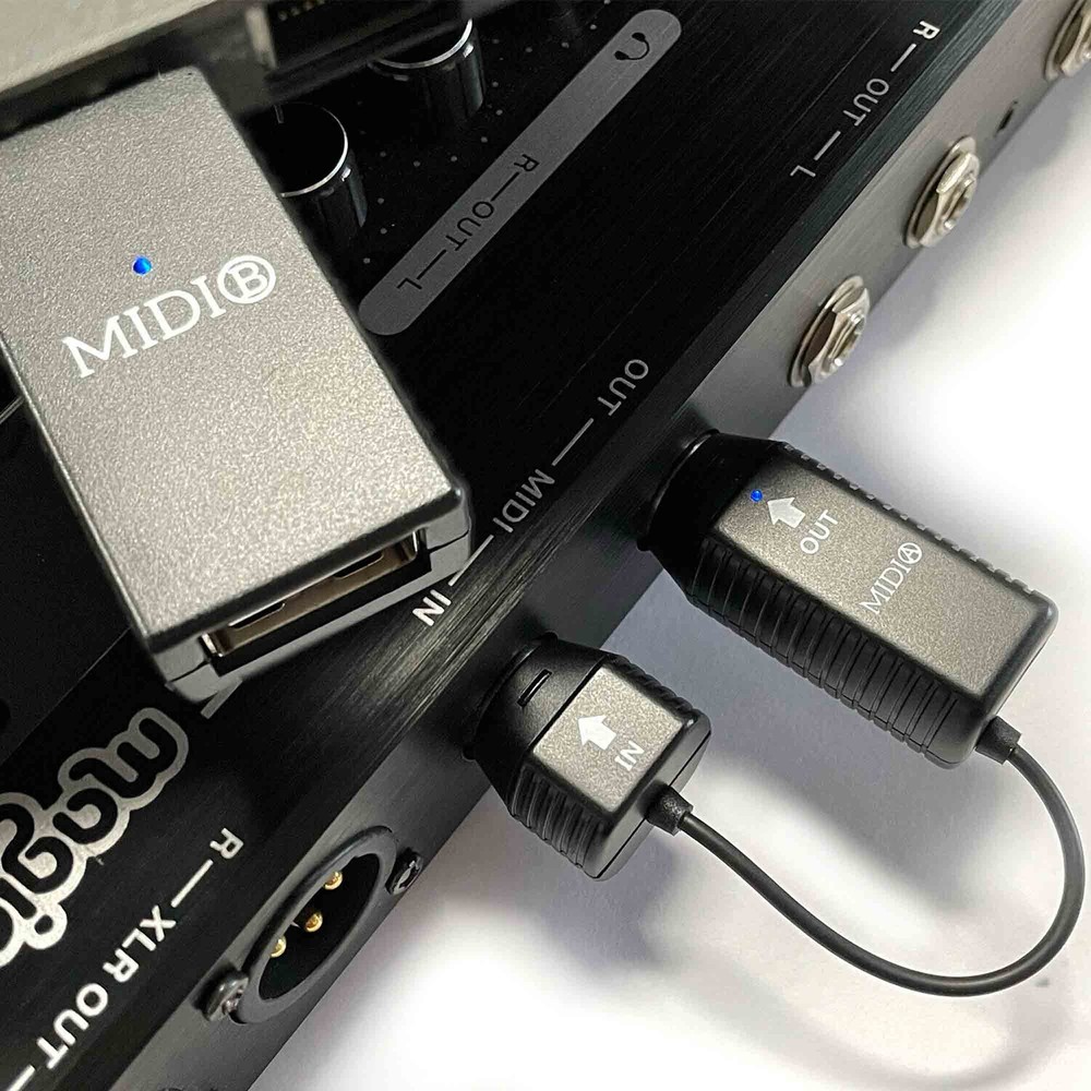 M-VAVE Mini Wireless Transmission System MIDI Bluetooth Adapter USB Plug Play