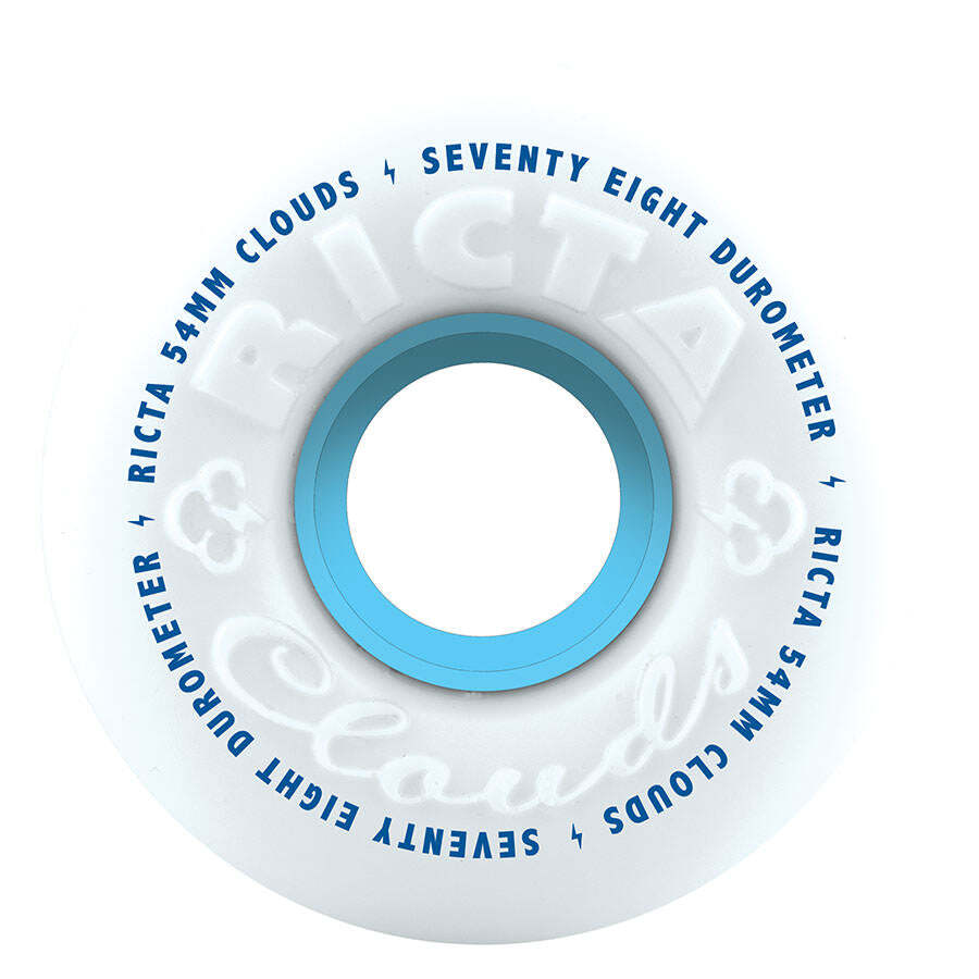 Ricta Clouds Wheels, White/Blue, 56mm/78a