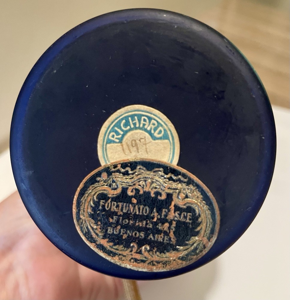 Richard Cameo Glass Perfume Atomizer