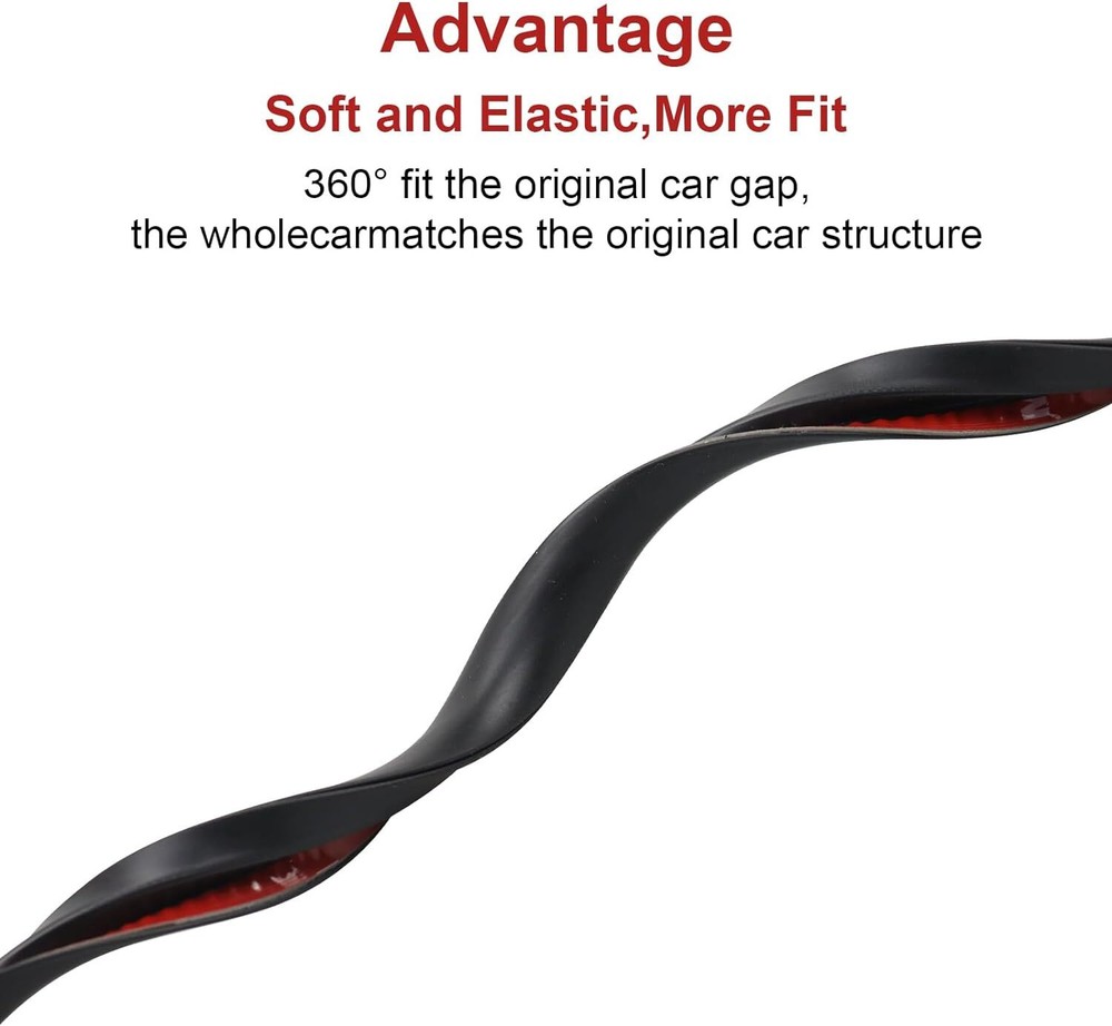 5.9ft For Ram 1500 Cab Rubber Front Windshield Panel Seal Strip Moulding Trim