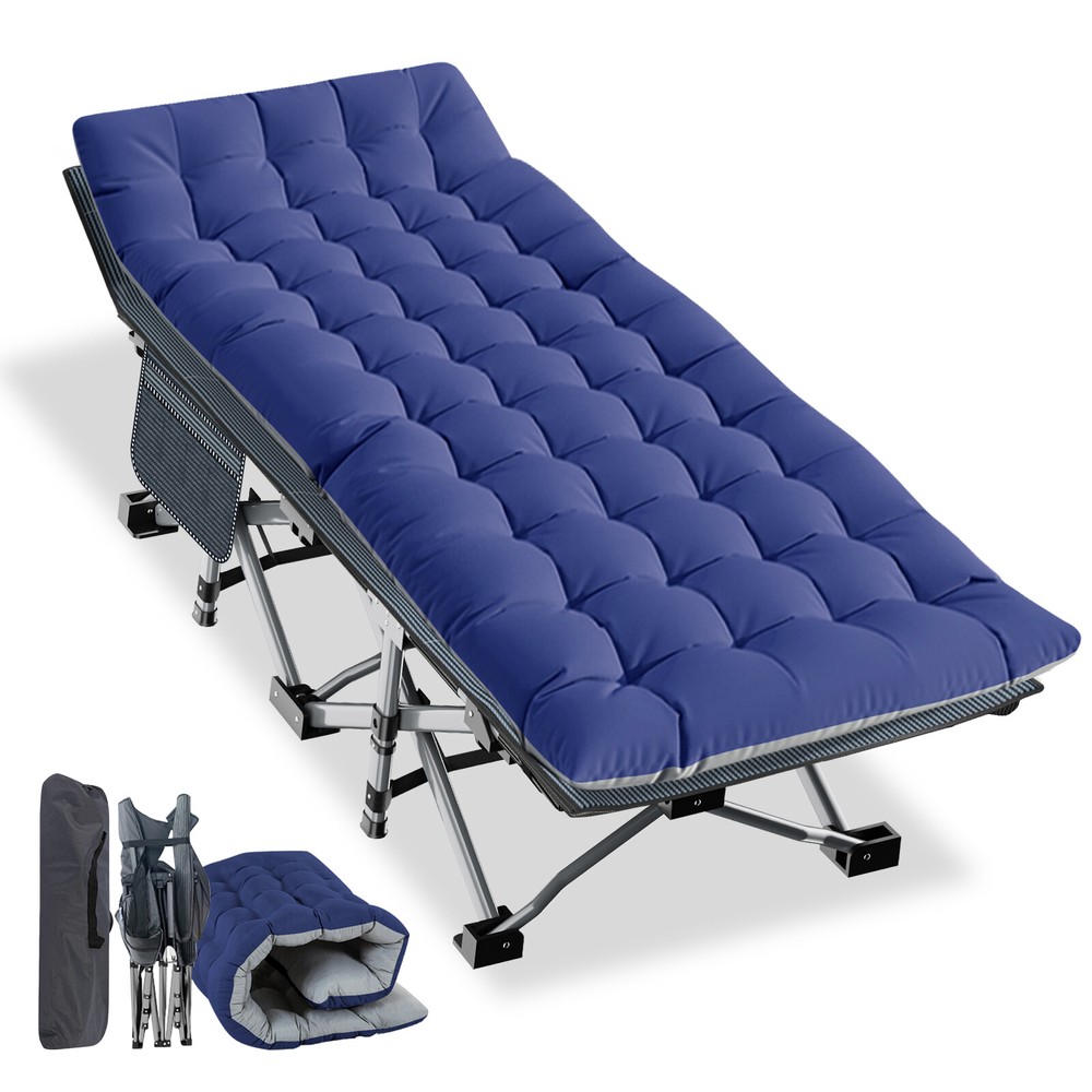 LILYPELLE Oversized Folding Camping Cot Heavy Duty Sleeping Cots with Carry Bag