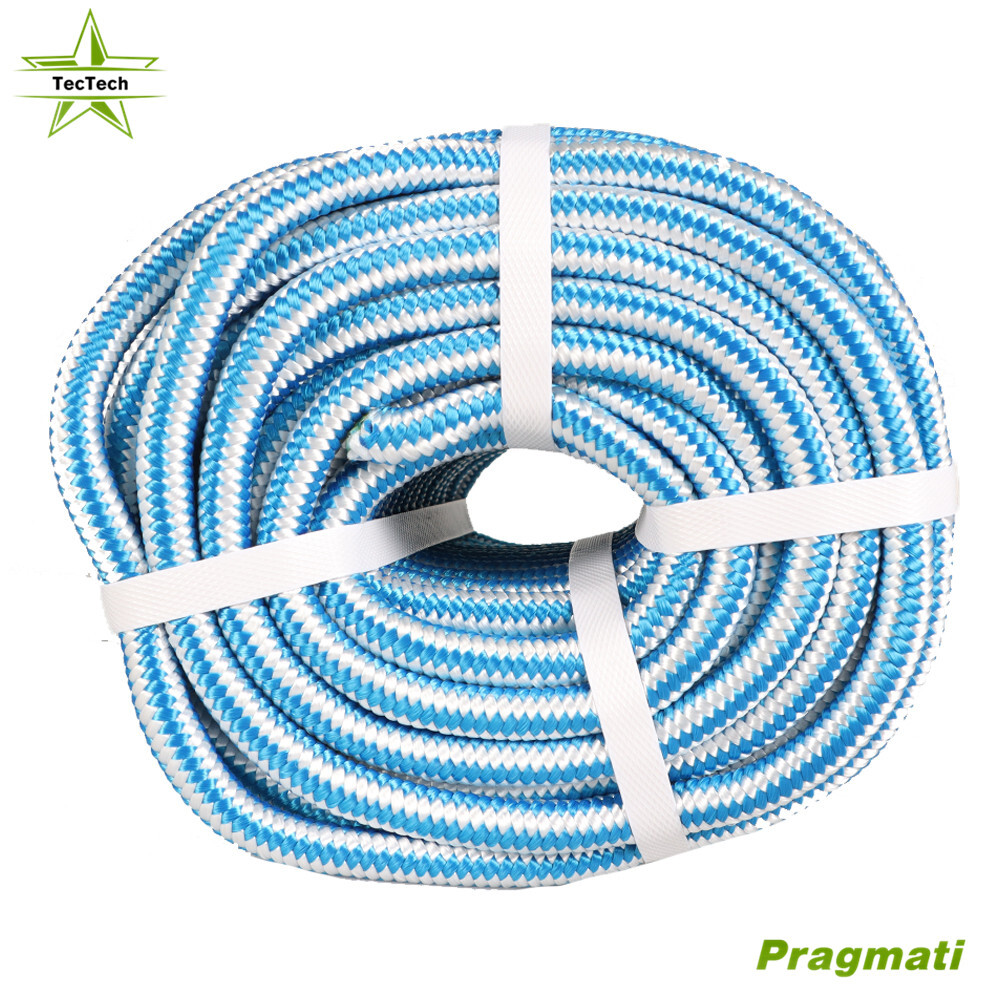 16 Strand Braided Polyester Arborist Rigging RopeStrong Pulling 1/2" x150'