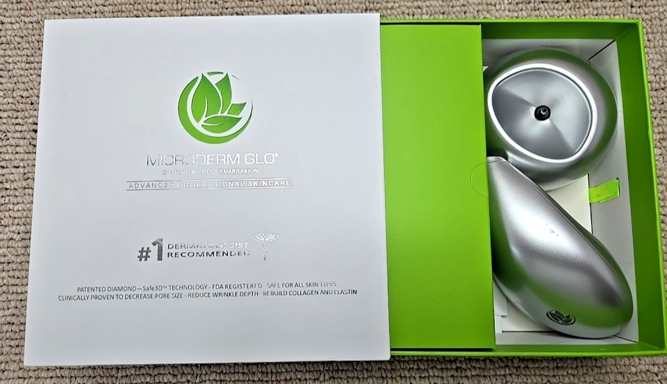 Microderm GLO Diamond Microdermabrasion Machine and Suction Tool OPEN/TESTED
