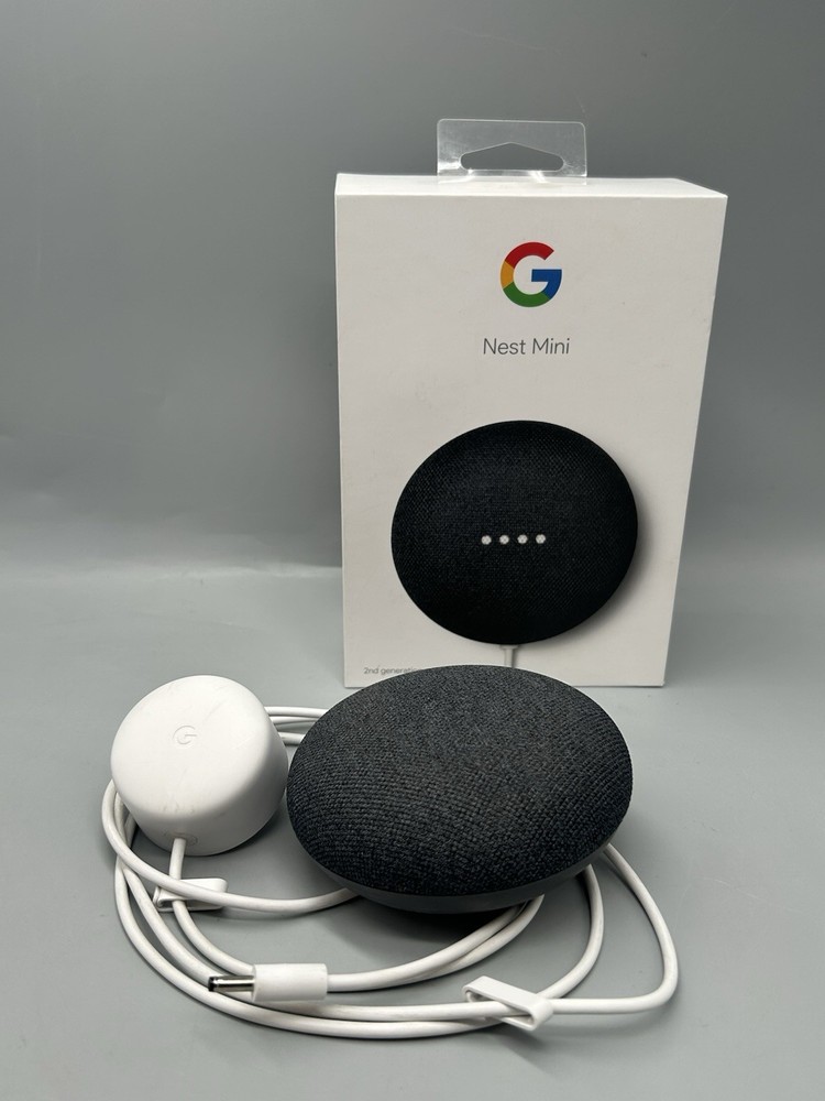 Google Nest Mini (2nd Gen)(H2C) Smart Speaker Charcoal - Tested