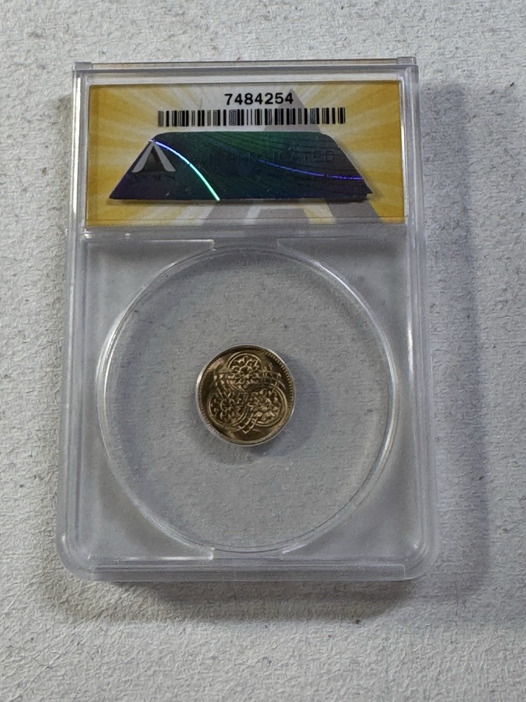 1967 Guyana 1 Cent Graded MS 66 by ANACS