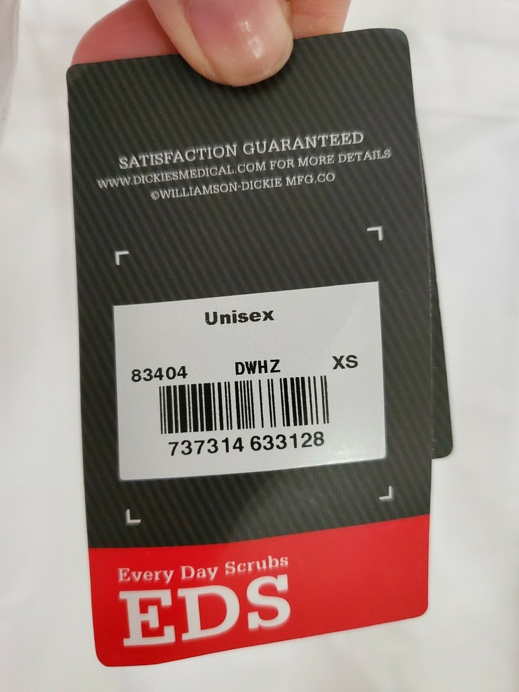 Dickies EDS White Lab Coat XS New!