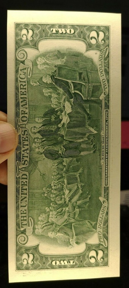 2003 $2 shift Error note Uncirculated condition, I 05062414 A, Actually 3 errors
